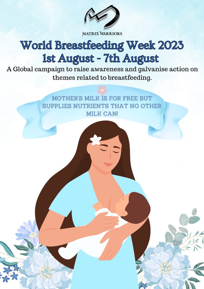 matrix_warriors's tweet photo. Breastfeeding Week holds immense importance as it serves as a global awareness campaign to promote the significance of #breastfeeding for the health and well-being of both infants and mothers.👩‍👧‍👦
#BreastfeedingAwareness #InfantHealth #NourishWithLove #HealthyStart #LactatingMom https://t.co/JmuY9AZS2E