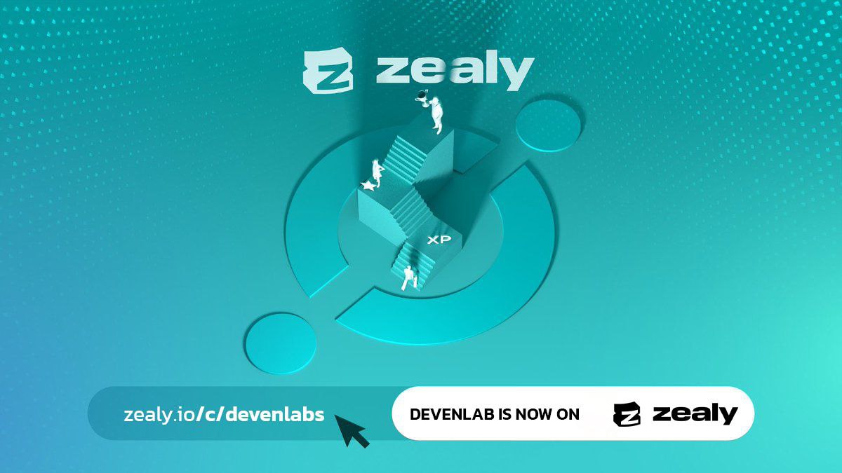 #Devenlabs Live on Zealy!🚀

In order to reward all the early supporters, we have decided to launch Zealy.

Now Every XP you earn on Zealy will be converted to  Native Tokens when launched on Maninet.

Start doing tasks daily to earn more XP 😉

zealy.io/c/devenlabs/in…