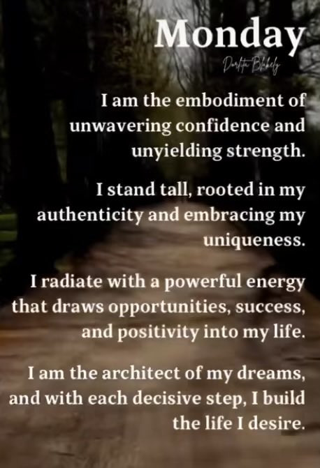 Thankful🥲Monday, Saints! 2 God Be All The Glory. 2day Lord, b/c of U, I was & am the embodiment of Ur unwavering confidence & Ur unyielding strength.I stood tall,& rooted N my authenticity given 2 me N Ur Creation of me; & I there4 embrace my uniqueness as I was Created by U!