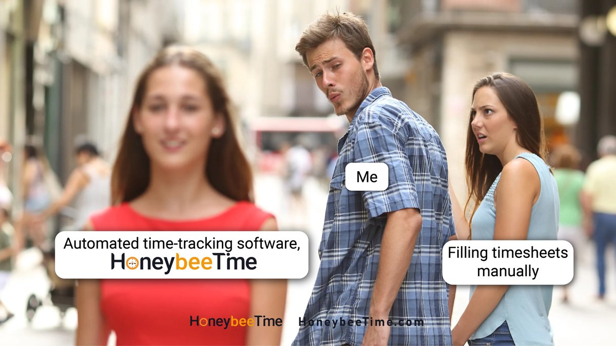 #Friday feels when timesheets are due😥But with your new partner, #HoneybeeTime will make you happier💪😜 #honeybeetime #memes #Timesheet #timesheetmeme