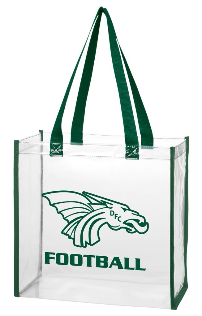 WMDFC's tweet photo. We’re selling these GREAT stadium-compliant clear bags at Saturday’s G&amp;W Scrimmage.
$10 cash - can’t beat it! https://t.co/61DcY7oaa2