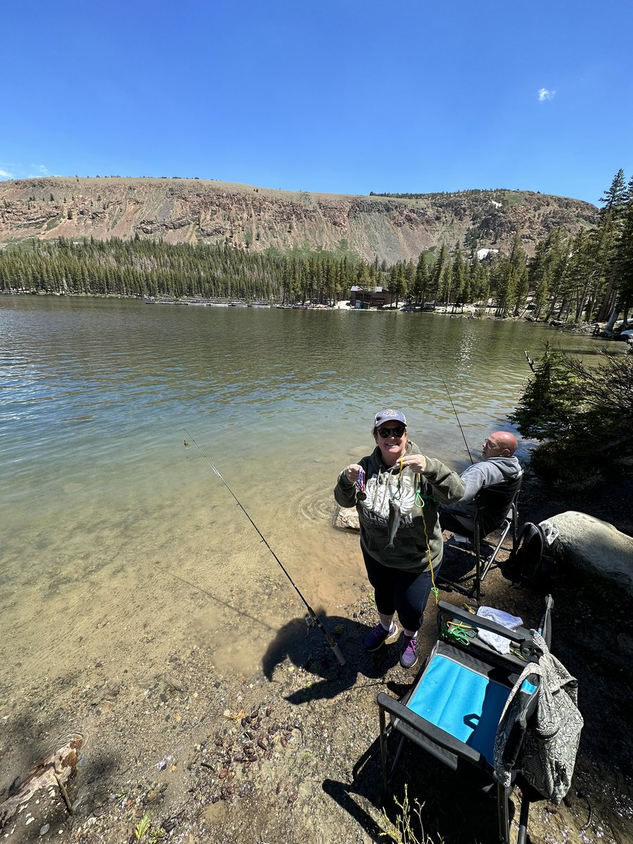 Going for gold in 2023-2024 in <a href="/nlmusd/">Norwalk-La Mirada Unified School District</a> <a href="/kristinecvar/">Dr. Kristine Cvar</a> Resting up and catching the first first of the group in Mammoth!! 🎣 🥇 #summerrejuvination