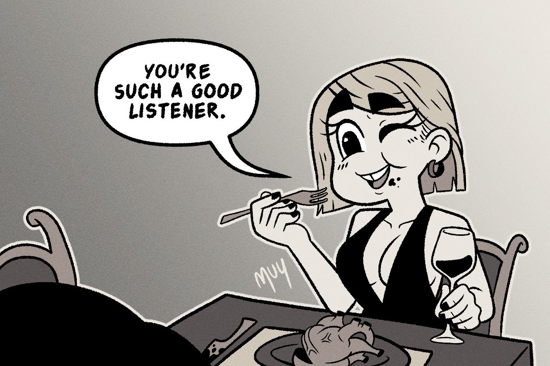 Hennah's fancy dinner date.