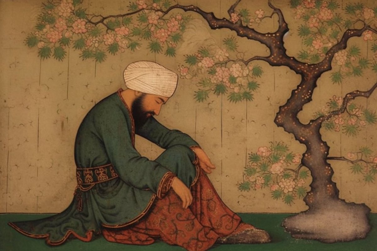 SufiComics's tweet photo. "I'm a sinner. Does God hate me for my sins?" 

A thief asked the Sufi Master, his heart heavy with remorse.

"I've 
• lied
• caused harm
• acted selfishly,"
the thief confessed, a tear streaking his weathered face. ��

"Is there any hope for me?"

As the sun dipped below the horizon, the Sufi pointed out, "Just like the sun's light bathes all in its glow. God's Mercy and Forgiveness is available to all."

"But my deeds, how could they not earn Allah's contempt?" the thief implored.

Softly, the Sufi answered, "Consider this window.

If I close it, we are left in the dark, not because the sun stops shining, but because we shut it out.

My brother, your sins are not earning Allah's hate. They're like shutters blocking His Mercy."

The thief sat silently, contemplating the Sufi's words.

Seeing his silent contemplation, the Sufi continued,

"The key🔑 is in your hands.
• Act rightly.
• Pray earnestly.
• Reflect deeply.

Do these, and you're essentially opening your 'window'. Let the light of Allah's Mercy wash over you."

"And We have already created man and know what his soul whispers to him, and We are closer to him than [his] jugular vein." (Quran 50:16)