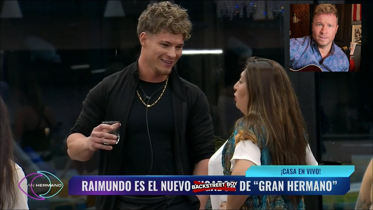 sebix_ponce1988's tweet photo. ¿Raimundo es el Nuevo #BackstreetBoy de #GranHermanoCHV? Me gustó pero se parece a #BrianLitrell qua salió en #DynastyCW de #ParamountPlus (En la Foto) https://t.co/dUkxGwv2FB