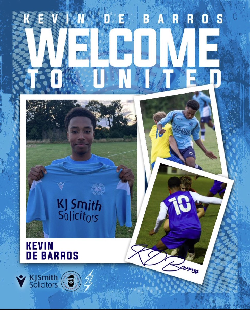 ✍️ We are delighted to announce the talented <a href="/kevindebarros17/">kevin</a> has signed for the 23/24 season. Kevin is a forward player and a product of the <a href="/JMAReadingFC/">JMA Reading FC</a> football programme. 

We can’t wait to see how you progress this season with us Kevin. 

#WeAreUnited 🤝💙