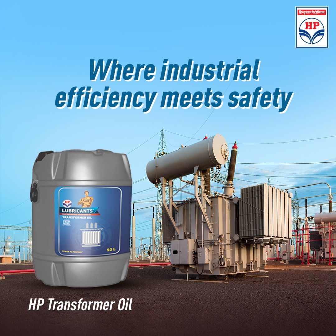 HPCL's tweet photo. #HPTransformerOil is free from Poly Chlorinated Bi-Phenyls and Poly Aromatic Hydrocarbons. It's a perfect choice for electric transformers, switch gears and circuit breakers which require insulating fluids; making it a versatile and a must-have lubricant. #HPCL #HPLubes https://t.co/bP06zuKe0j