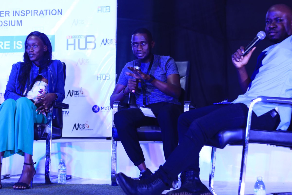 Had an amazing time at the Career Inspiration Symposium, with the honor of moderating the session on Creative Arts, Audio, Visual, Tech and IT. The panel had professionals in Cyber Security, Software Engineering &amp; digital content creation. Thanks <a href="/TheStudenthubUg/">The Student Hub</a> for the invite.