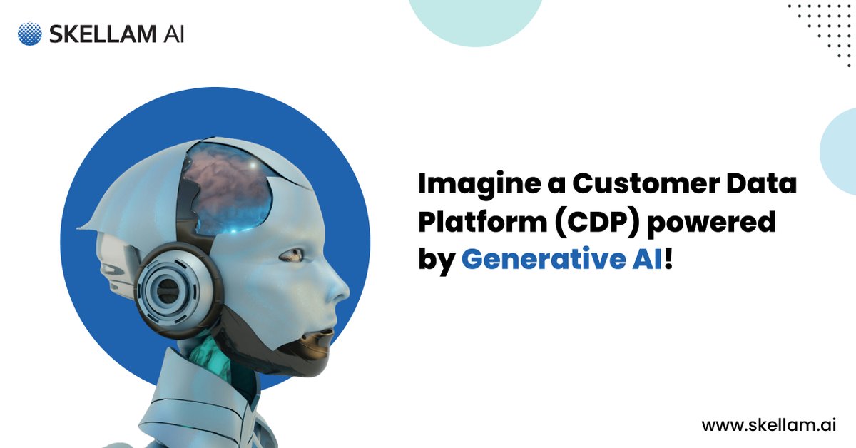 AiSkellam's tweet photo. We make your #CDP come alive with the power of #generativeAI! Let us ensure your CDP provides a seamless #NLP interface that improves your consumer analytics, boosting your ROI. Ready to innovate together? https://t.co/z7E7DbSnKr
#EnterpriseData #CustomerDataPlatform #Analytics https://t.co/dIjhuwQMOS