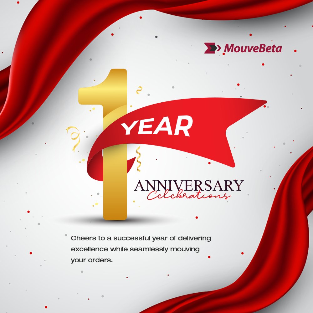 mouvebeta's tweet photo. Hurray! Its MouveBeta's first birthday!
Cheers to all our loyal customers and fans who brought us this far!

#mouve #beta #logistics #mouvebetalogistics #delivery #service #anniversary #first #brithday #firstanniversary #firstbrithday https://t.co/Ycw7aIqJU6