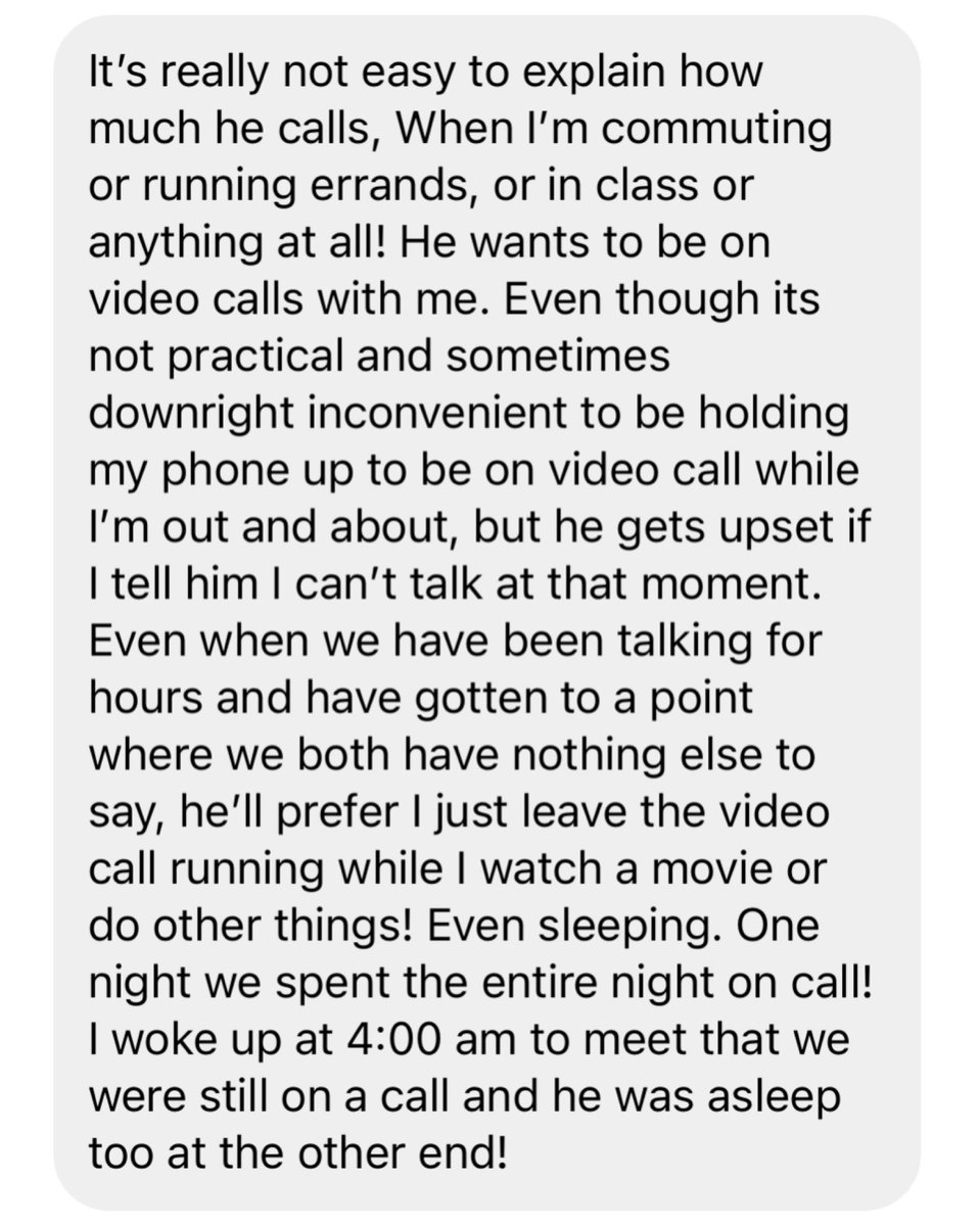 diaryofa9jagirl's tweet photo. Swipe: This was quite a read. Long distance relationships are hard, no doubt. But isn’t this a tad too much? https://t.co/Ckte6BZJsh