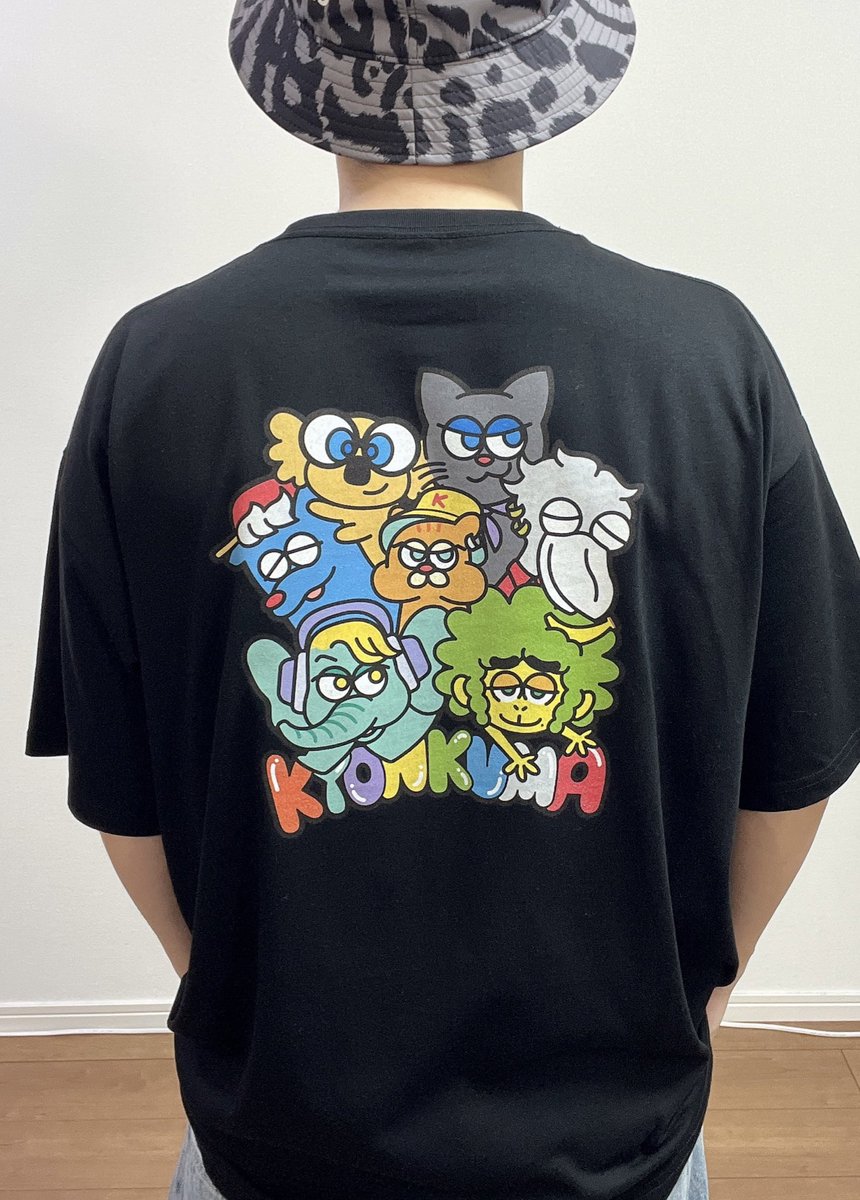 きょんくま 『みんな集まれ〜黒Tシャツ』 数年振りのネット販売開始
