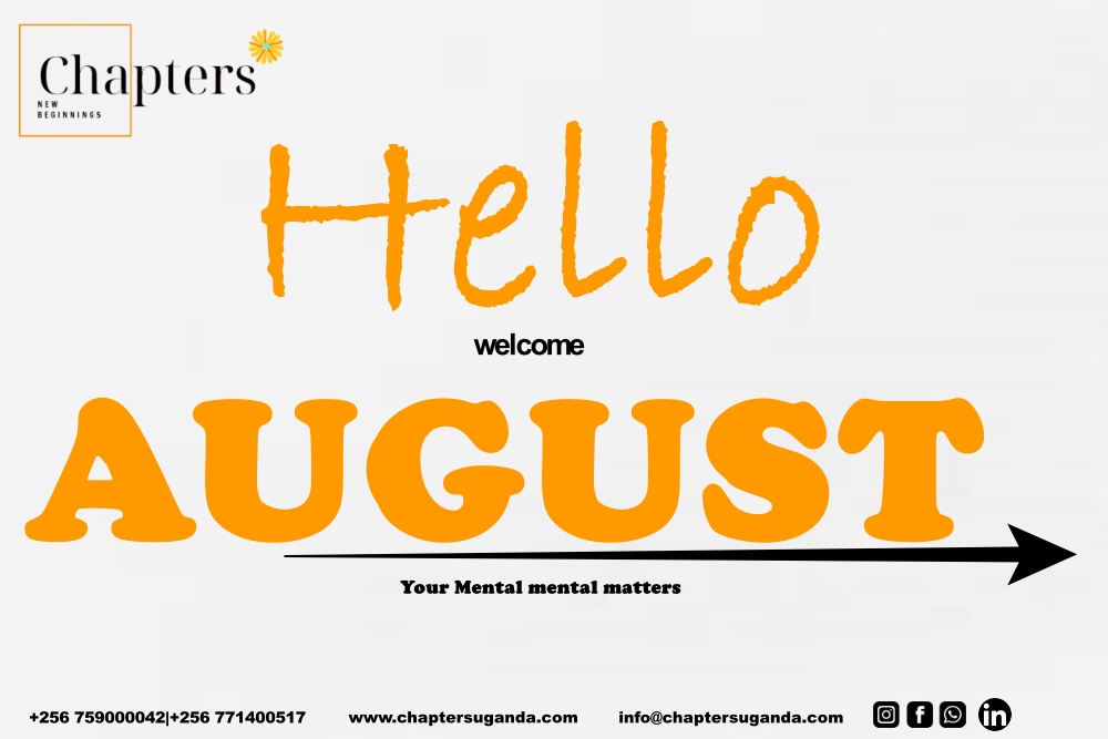 ChaptersCentre's tweet photo. Welcome to August. Become more intentional and purpose to purpose. Your mental health is everything. Priotize it. Make the time like your life depends on it, because it actually does.
#Newmonth
#NewAugust
#AugustVibes
#Mentalhealth https://t.co/AxEdiCVb3n