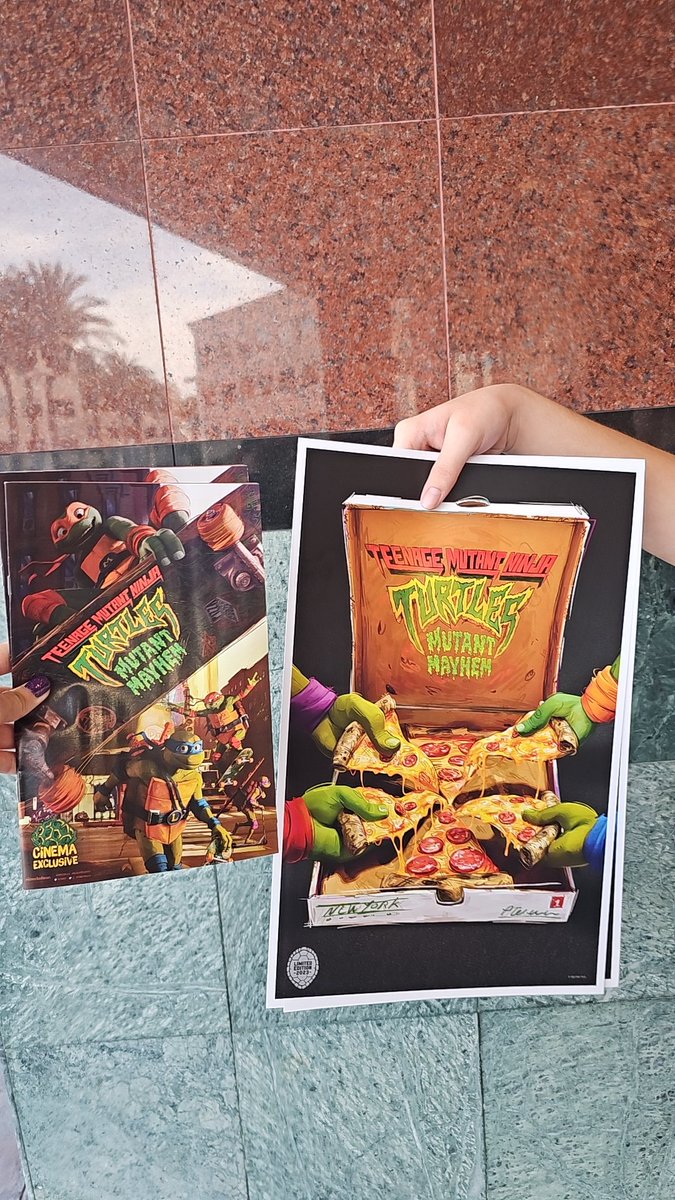 gabberknot's tweet photo. #TMNT #TMNTMovie #TMNTMutantMayhem #regalmovies 
@TMNT @TMNTMovie @RegalMovies https://t.co/ItnjC8urB7