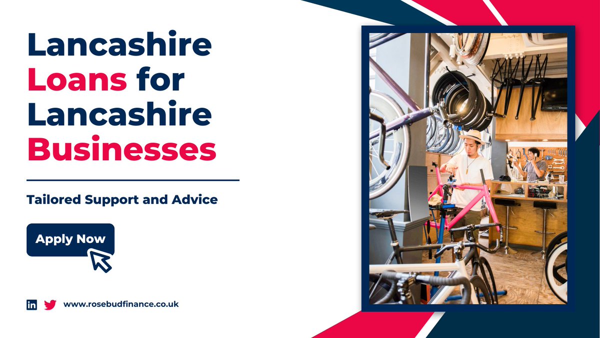 We love watching businesses grow! 🌱 Rosebud is an alternative lender and business loan provider offering loans of up to £300,000 to help businesses develop, create jobs and achieve their goals.

Apply Now 👉 ow.ly/u3W850PpKqr

#BusinessLoan #SMEs #Lancashire #Funding