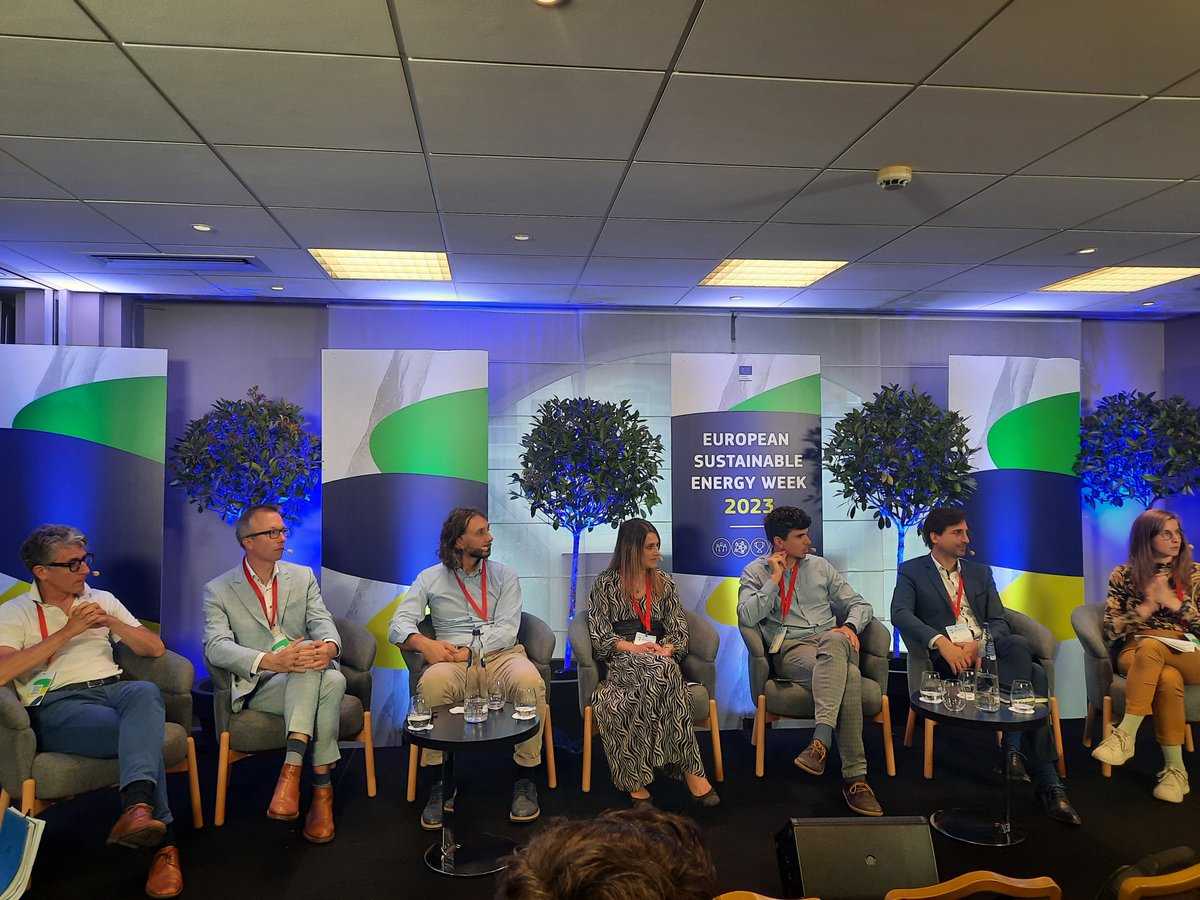 During #EUSEW23 we exchanged on PV #circularity in the EU with two events organised by PHOTORAMA featuring among others @ForumWeee @circusol @Lucas_Voltec @eurac @EU_Growth The summary of the events is available on our website 👇 photorama-project.eu/photorama-at-e…