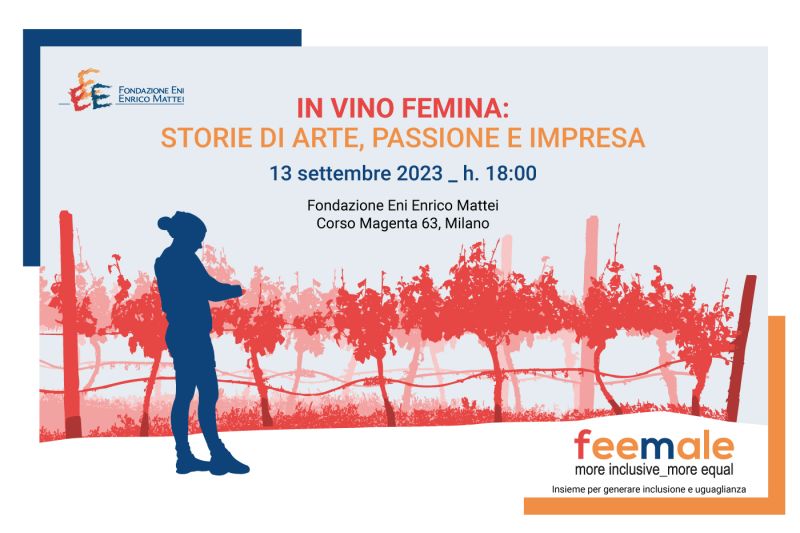 #FEEM | #evento | #savethedate
📅 𝐦𝐞𝐫𝐜𝐨𝐥𝐞𝐝𝐢' 𝟏𝟑 𝐬𝐞𝐭𝐭𝐞𝐦𝐛𝐫𝐞 𝟐𝟎𝟐𝟑
🕕 ore 18:00
📍 𝐅𝐨𝐧𝐝𝐚𝐳𝐢𝐨𝐧𝐞 𝐄𝐧𝐢 𝐄𝐧𝐫𝐢𝐜𝐨 𝐌𝐚𝐭𝐭𝐞𝐢

🍇 𝐈𝐧 𝐯𝐢𝐧𝐨 𝐟𝐞𝐦𝐢𝐧𝐚: 𝐬𝐭𝐨𝐫𝐢𝐞 𝐝𝐢 𝐚𝐫𝐭𝐞, 𝐩𝐚𝐬𝐬𝐢𝐨𝐧𝐞 𝐞 𝐢𝐦𝐩𝐫𝐞𝐬𝐚
<a href="/FEEMit/">FEEM</a>