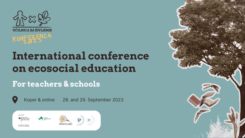 UcilnicaZa's tweet photo. In 🇸🇮, project Classroom for Life aims to introduce tools that will enable teachers to shift from teacher to sustainability facilitator.
Within framework of the project, we will organise international conference on ecosocial education 🌲.
Save the date 🗓️ 28-29 Sept 2023
#EUKI https://t.co/XTgGYPkiPG