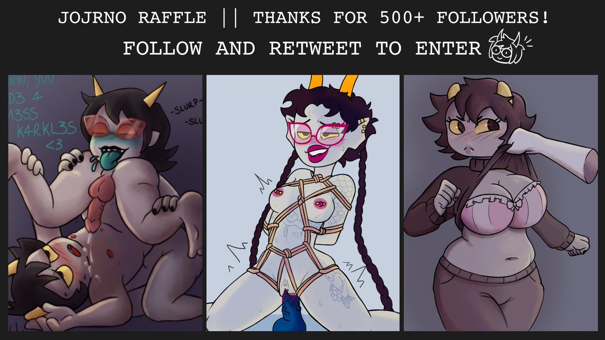 jojrNo's tweet photo. It's raffle time! 
Follow and retweet to enter, the lucky winner gets a free illustration by me :)
Raffle ends 15th August https://t.co/QEu8bgYatd