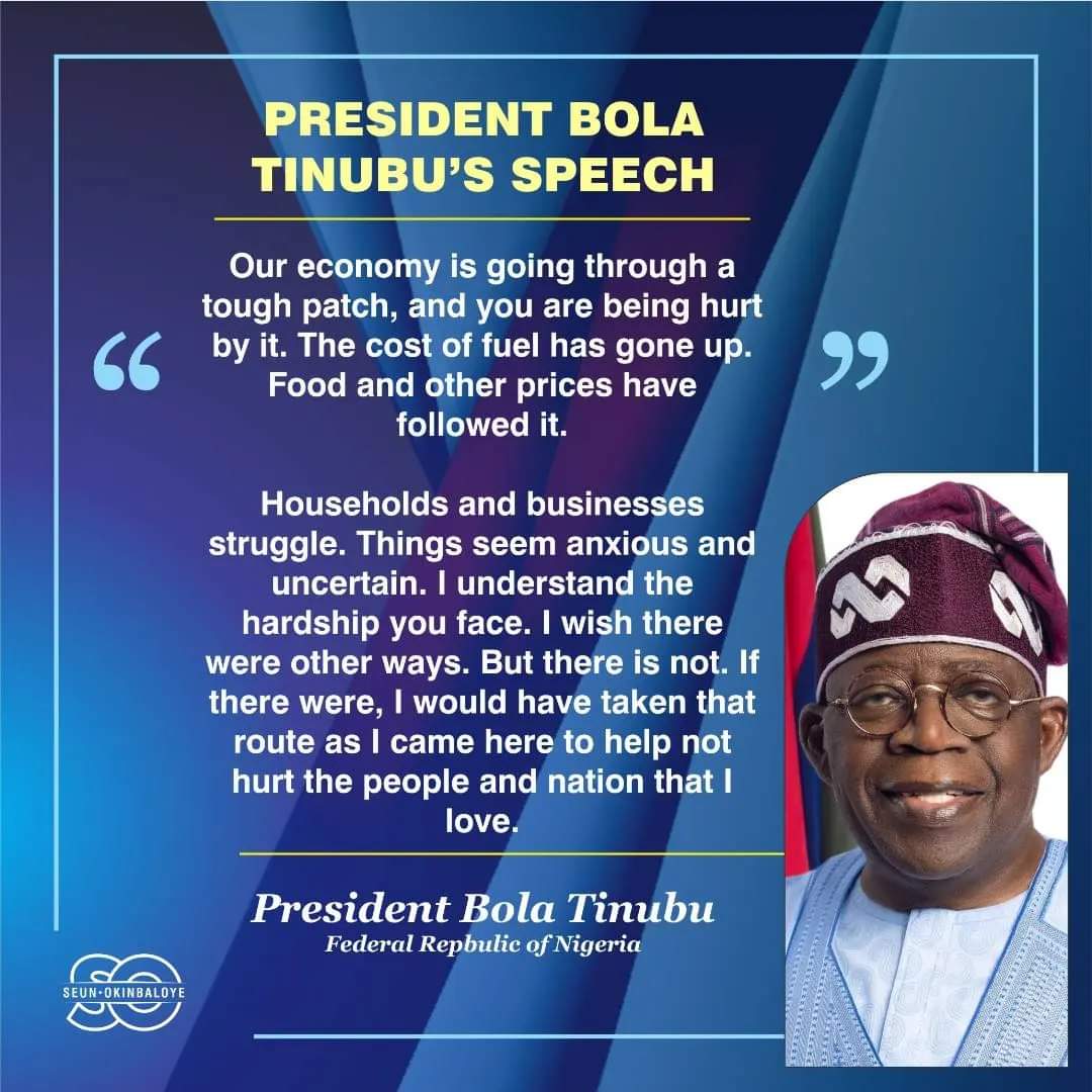 HonOnike's tweet photo. Whichever the way, may the situation favour the country in the long run. "Verily, with hardship, there is ease.” 

May #Nigeria survive!

#RenewedHope https://t.co/vgSS1qMTTs