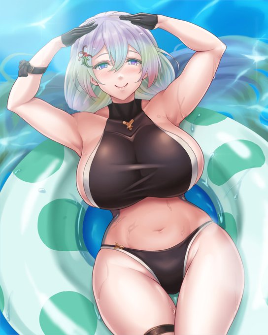 水着クピタン描けました👙🏹 