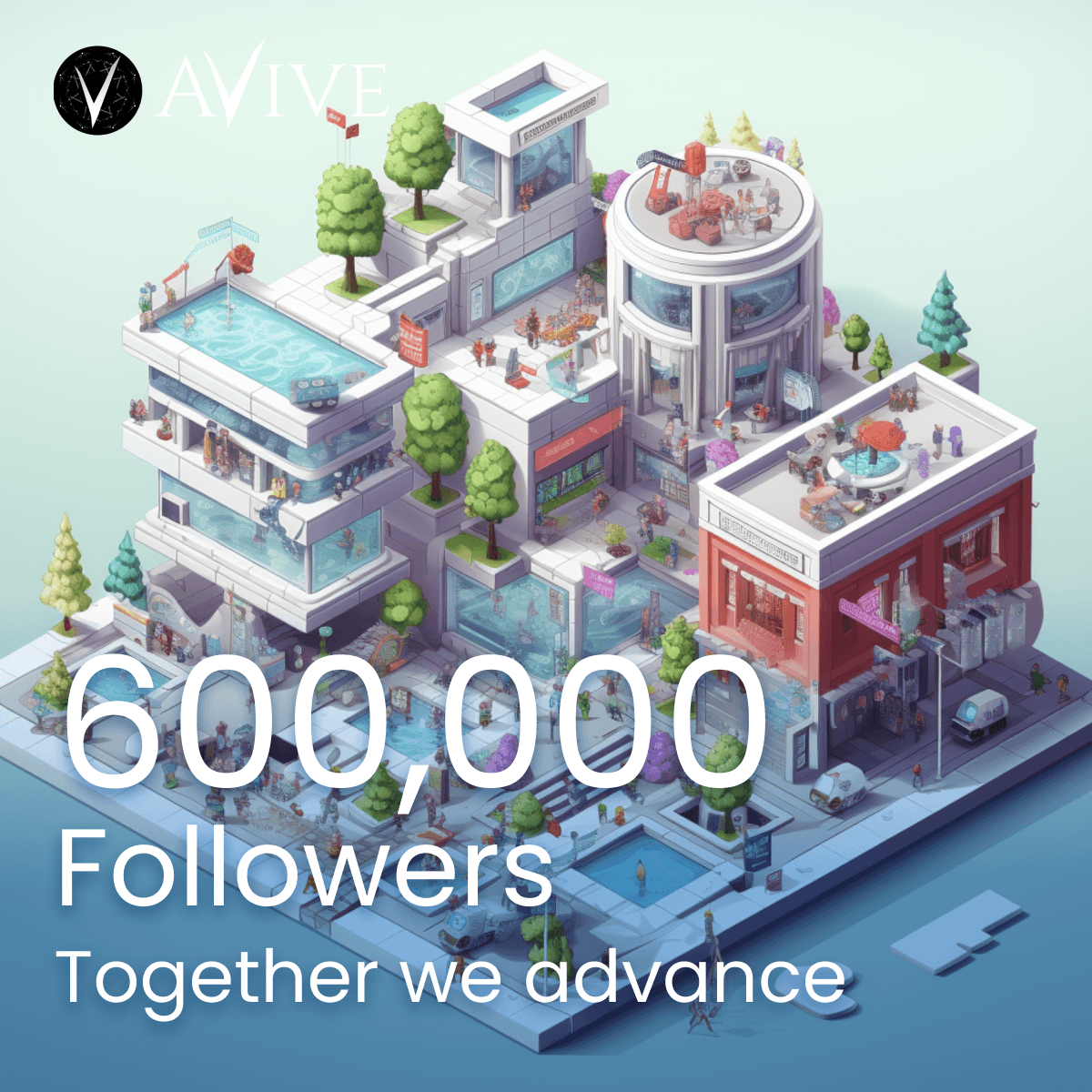 AviveAPP's tweet photo. 🎉 #AviveApp Twitter family has surpassed 600,000 followers! 

🌟 Thank you all for being a part of our amazing community. Together, we're reshaping the future of #Web3  and building a world of opportunities for everyone. 

🌐Let's continue to rise together!  #AviveCitizens https://t.co/1lQM61bXAn
