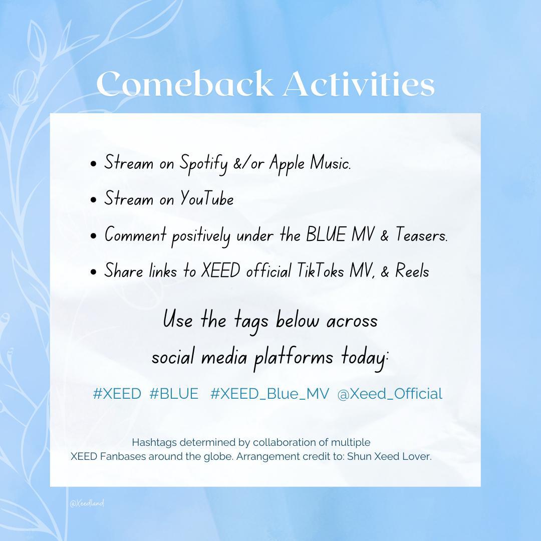 HourlyXeed's tweet photo. ๐ฑ GREENY๐ฑ
If you can, make sure to join us during the day GREENY ๐
#XEED_BLUE_MV
#XEED #์จ๋ #Blue #BloomWithXEED
@XEED_OFFICIAL
@XEED_JP https://t.co/DqGJu5jj0y