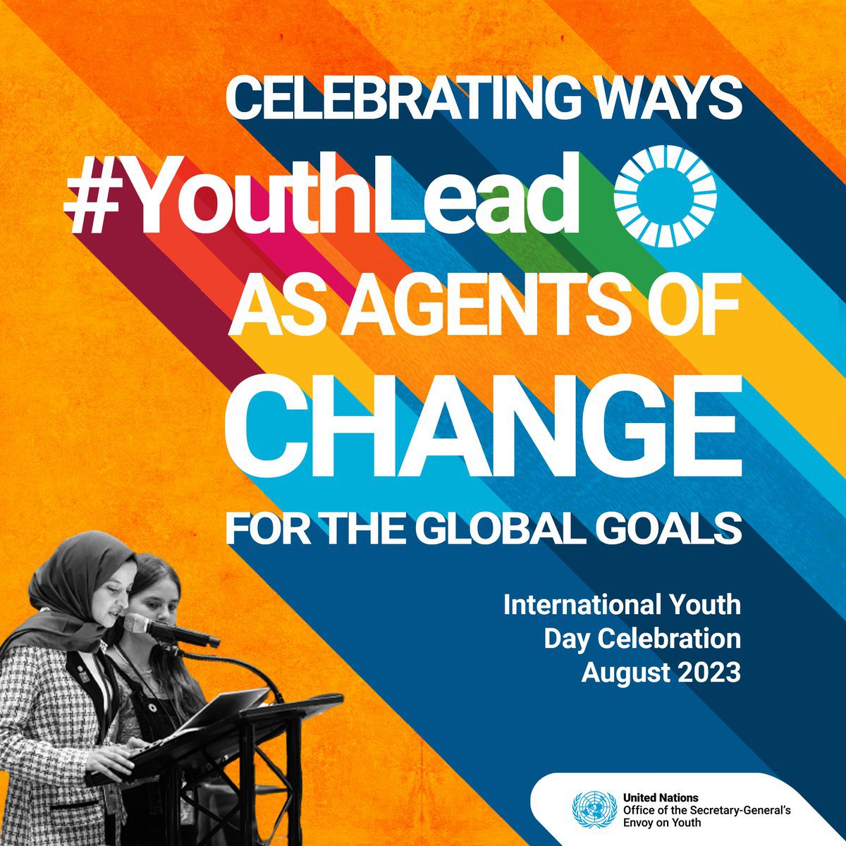 ⏰The countdown is on to the month-long celebration for #YouthDay this month. This is your opportunity to take over our digital channels, and show the world the myriad of ways #YouthLead for the #GlobalGoals in their communities un.org/youthenvoy/202…