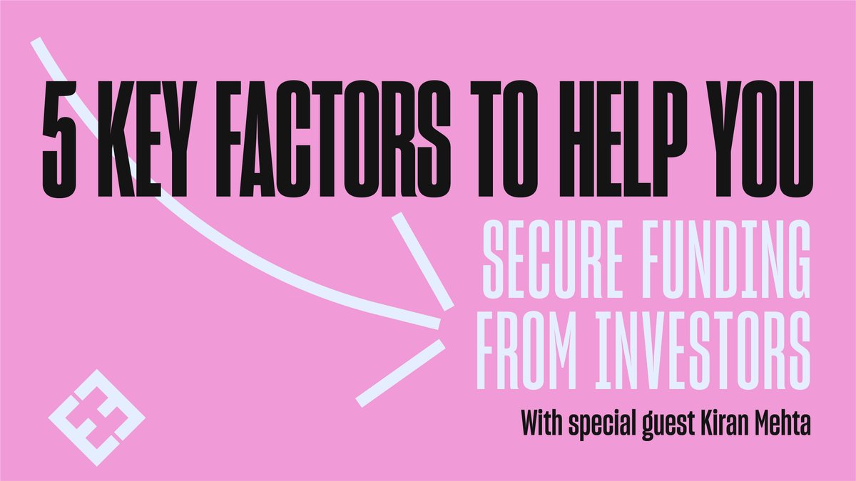 EHECapital's tweet photo. Are you missing some important steps when looking for funding? 🤔

Find out in this week’s blog, where we highlight the key factors investors look out for and how you can present your business in the best possible light. 

Read it here: https://t.co/ZoGgklU7No https://t.co/RlAfLNkYvE