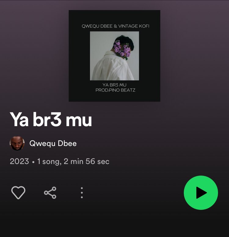 1real_secch's tweet photo. Go stream #YaBr3Mu by @qwequ_dbee &amp; @Vintage_Kofi 🔥🔥🔥🔥💯💯💯💯

SPOTIFY >>>>
APPLE MUSIC >>>
BOOMPLAY>>> 
https://t.co/2opR4ADVHQ https://t.co/gmVa998xX5