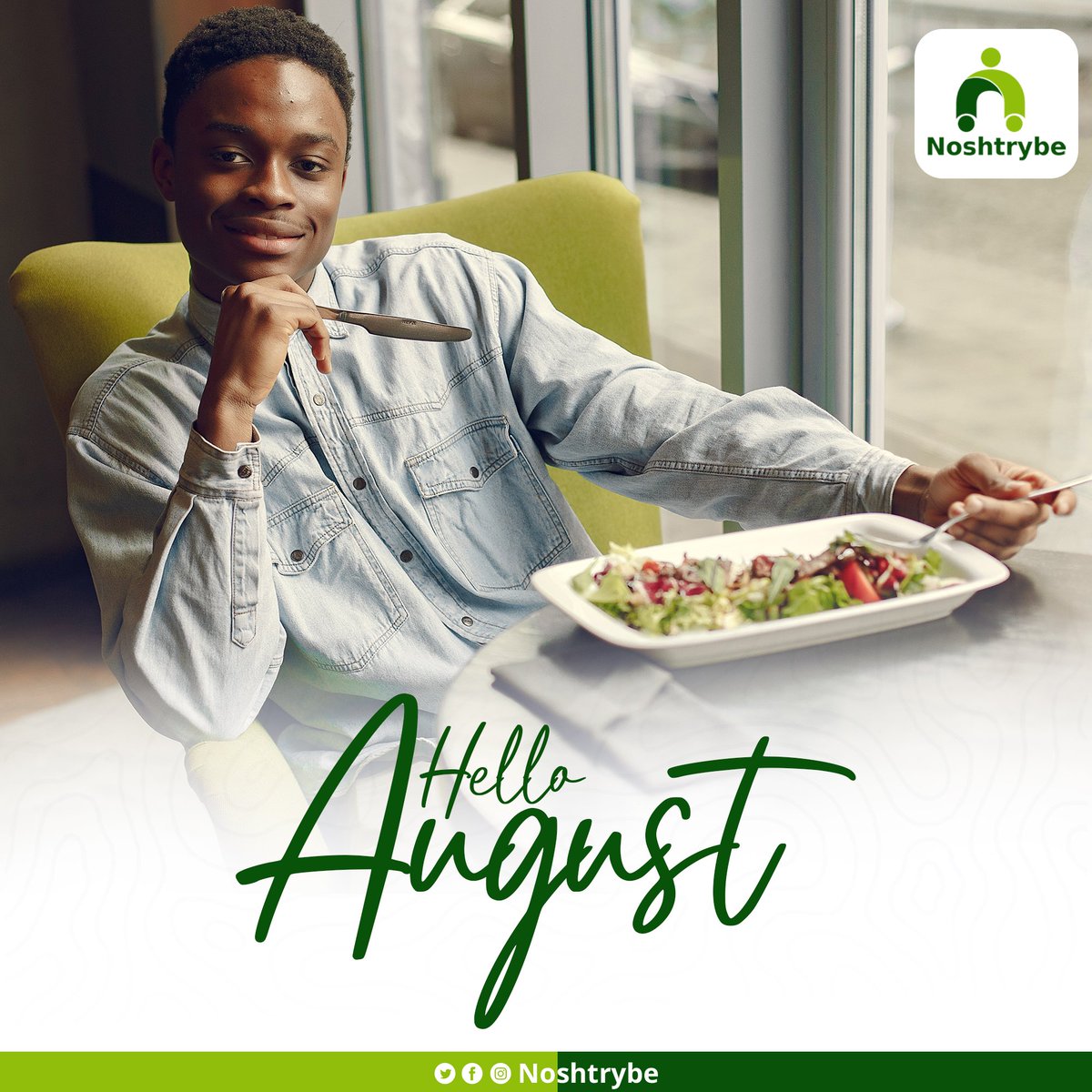 Noshtrybe's tweet photo. In this new month; Eat Healthy, stay fit, prioritize your mental health.

Focus on positivity and work hard.

Happy New Month.

#noshtrybe #fooddelivery #DeliciousDelights https://t.co/SU0fiXW00M
