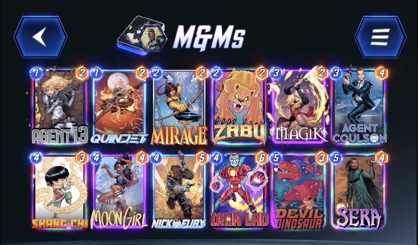 HossMTG's tweet photo. Let’s fucking GO!
Same list I tweeted earlier. Straight 🔥🔥
Negative✅
ToxicEvo✅
Bounce✅
HEvo✅
Thanos Lockdown✅
Recorded the run so I guess I have some editing to do..🫡
#InfinityConquest #MarvelSnap
@MarvelSnapZone @UntappedSNAP https://t.co/MHxqrR5b6N