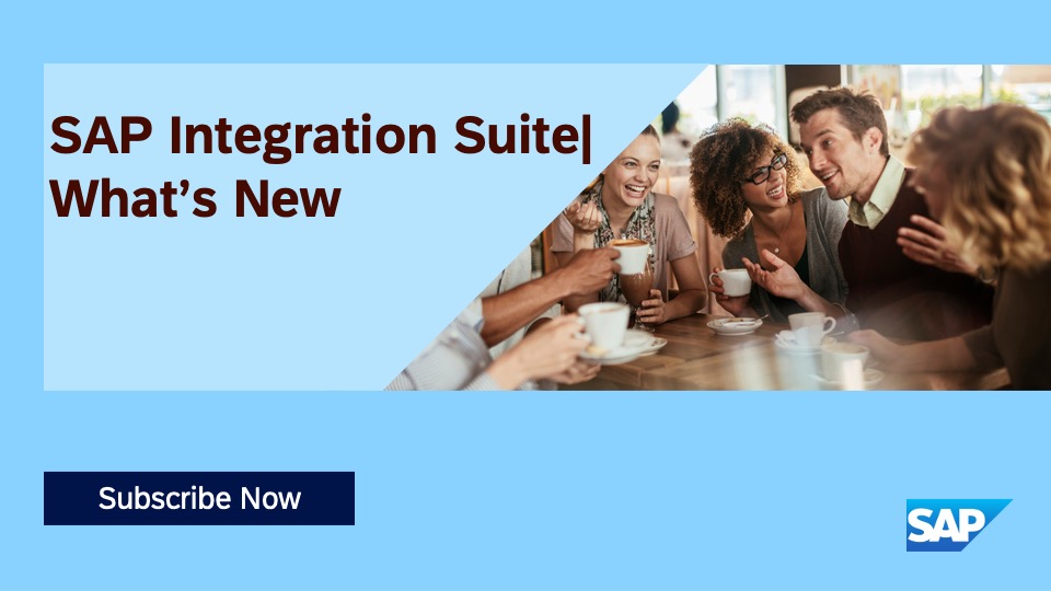 lynnbannerman1's tweet image. 🔔 Subscribe to our monthly What’s New newsletter to stay up-to-date with SAP Integration Suite NOW!
imsap.co/6011PZCvR

#SAPIntegrationSuite #SAPBTP
