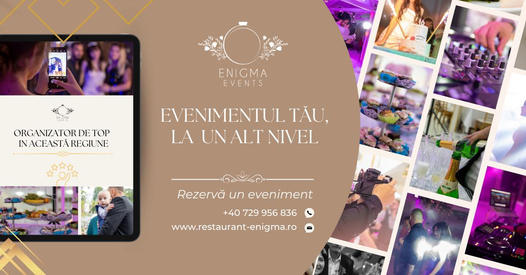 Great planning, excellent collaborations, great atmosphere and uncompromising maximum quality define Enigma Events! We are here to create memorable experiences and remarkable events, bringing your dreams to life.