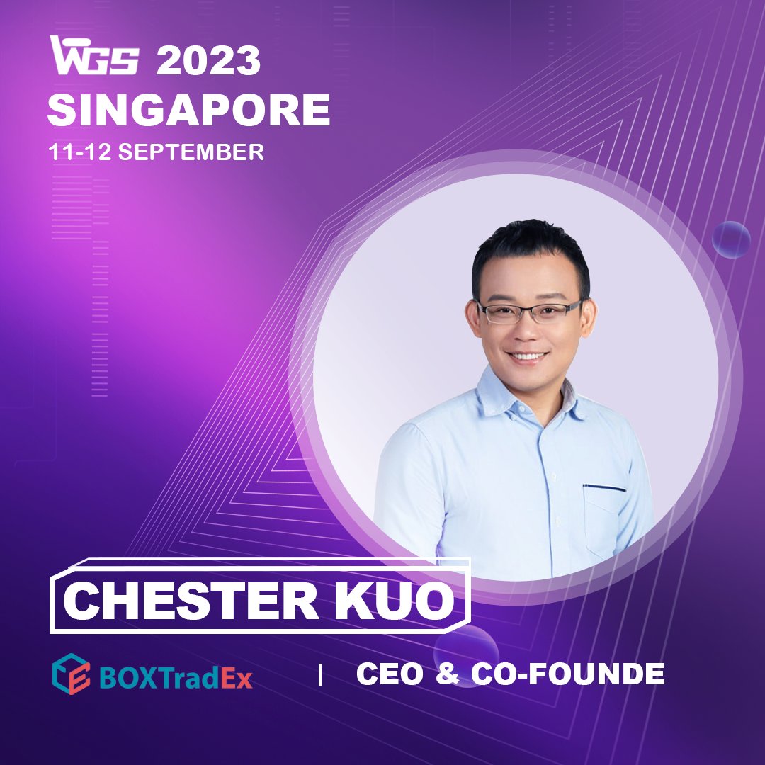 ABGA_Global's tweet photo. 📅Guest Updating in #Web3GamingSummit
Great honor to have @kuo_chesterkuo , CEO & Co-Founder of @box_trad as our speaker
🌊Meet #ABGA & #Degame in September
🎫Get your free ticket here: https://t.co/jgTwwO15lW…
#AsiaCryptoWeek https://t.co/i0AA1WuVqP