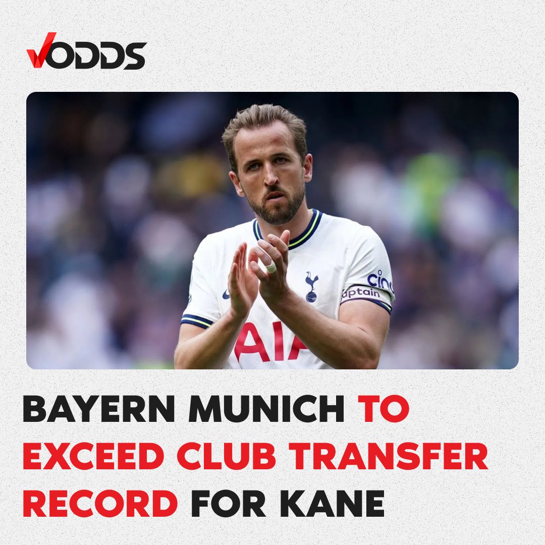vodds_official's tweet image. ⚽Bayern Munich is preparing to break a club-record high fee to sign Tottenham striker Harry Kane. Bayern executives are going to meet Spurs chairman Daniel Levy for talks. Bayern paid €80m for Lucas Hernandez in 2019.

#TransferTalks #SportsNews