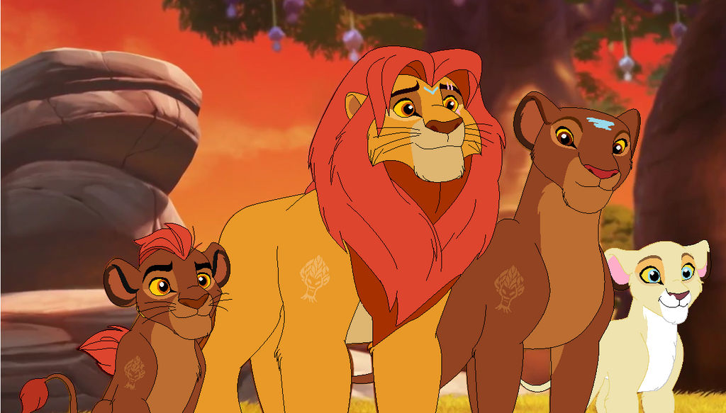 My new family! The cubs are Raja and Sawa.