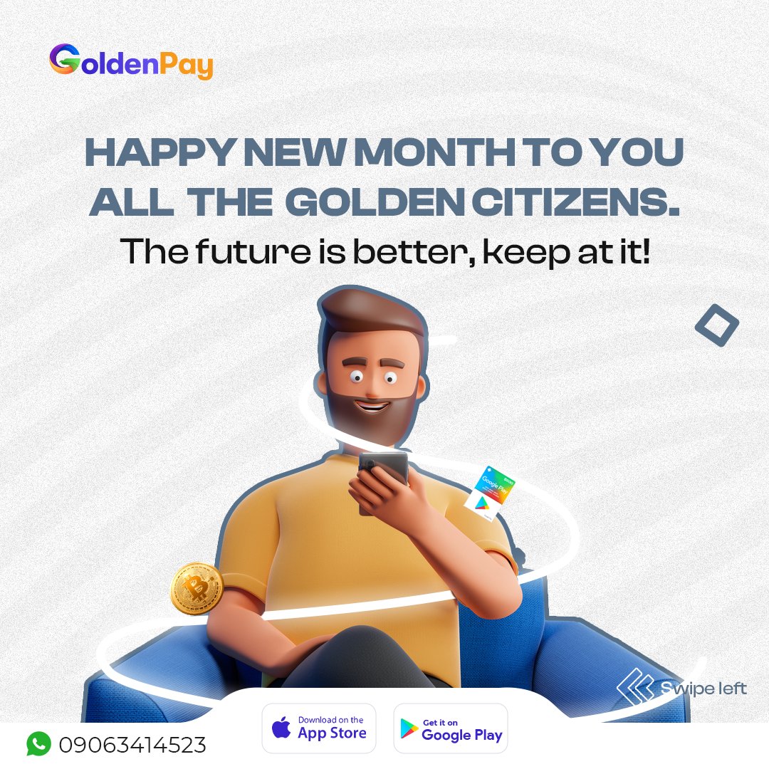 Goldenpayapp's tweet photo. The future is an accumulation of daily present victories. Welcome to a month that will add significantly to the beautiful future you envision daily..

Welcome to a new month.

#Goldenpay #newmonth #newvibes #august #newgoals #newmonthnewgoals https://t.co/iYednbbKib