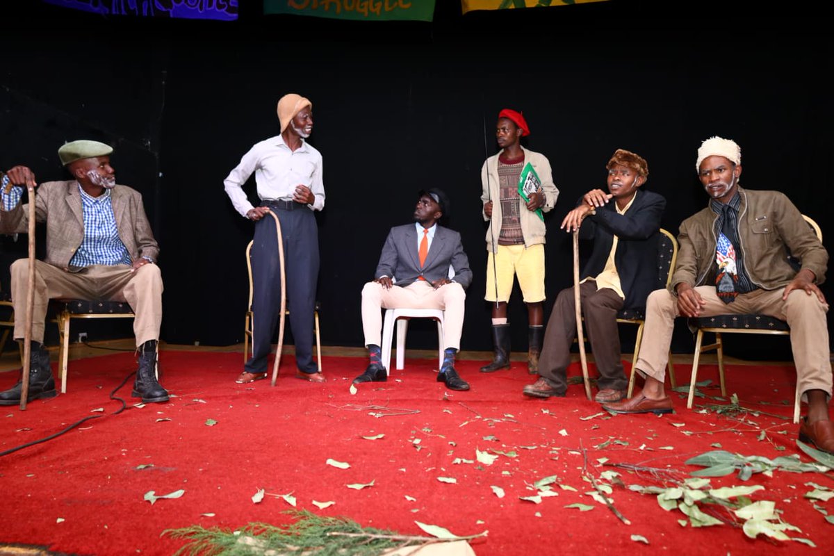 marthamwatha's tweet photo. To everyone who showed up yesterday at the KNT Ukumbi Mdogo for our @UkomboziLibrary Pan African Women's Day, thank you!!
To my team at @sjustice_tt I am so proud of you. I was alive in my capacity as cúcú #MúthoniGachaga bringing to life the Múrang'a Women's Strike.
#Viva ✊🏾 https://t.co/znRszawIhx