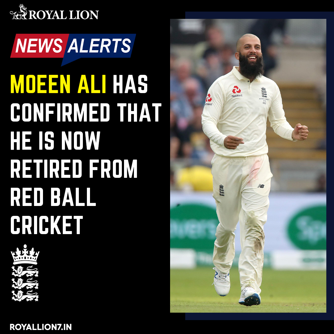 royallion7_in's tweet photo. 🏏Moeen Ali, 34, retires from red-ball cricket after 64 Tests, 45 ODIs, and 28 T20Is for 🏴.🚩
👉Read more sports news at: https://t.co/AI8nx3iuoJ
➡️Join us on : https://t.co/wyjKYDKWSu
#Royallion #RedmiWatch3Active #XiaomiTVXSeries #NuhViolence #MotoG14 #FailedChineseArmy https://t.co/lqseMzjuu4
