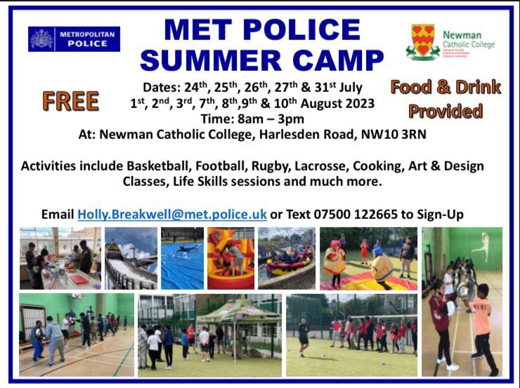 We still have space for our Summer Activity Camp @NCCBrent, open to 10-18 year olds. If you'd like your child to attend please get in touch or visit us in person. @MPSBrent