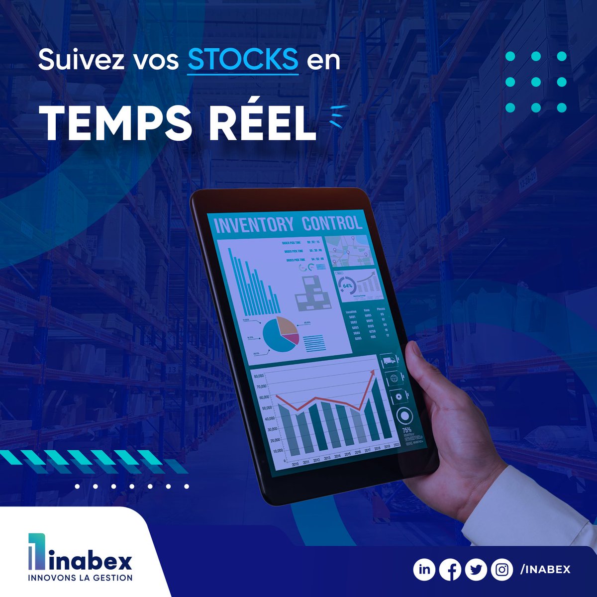 inabexsolutions's tweet photo. La #gestiondesstocks rendue facile !�👌
Surveillez les niveaux de stock et recevez des alertes pour les réorganiser✅

�إدارة المخزون أصبحت أكثر سهولة👌👌�بما فيها تتبع المكونات ومراقبة مستويات المخزون وتلقي تنبيهات آلية لإعادة ترتيبها�✅

#inabex #erp #logiciel #inventaire https://t.co/ZdVuNFEce7