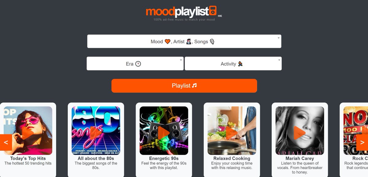 Khamndani's tweet photo. Hey there! I found a great AI music tool"Moodplaylist"!🎼😍Free music can be provided based on mood, artist and song~ 🤩We can also create personalized playlists based on our mood and activities, which is awesome! Hurry up and have a try🎹 #Findusai #Moodplaylist https://t.co/4yeRAaS3Hj