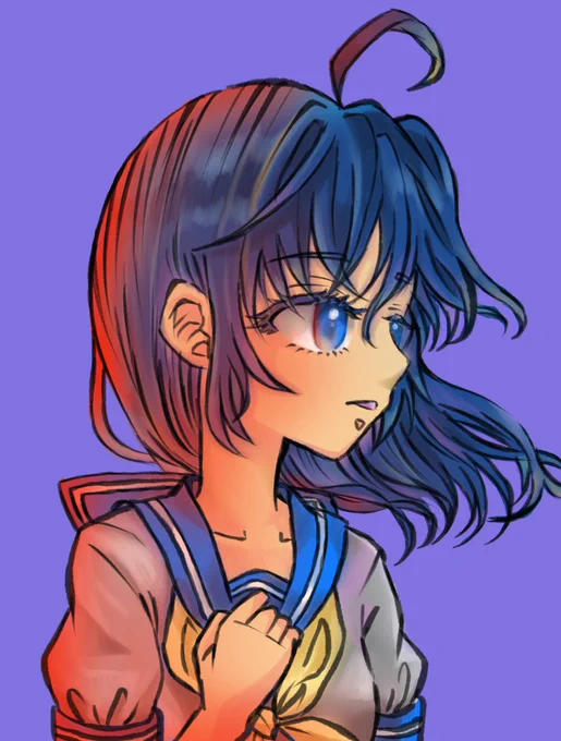 夕焼け。