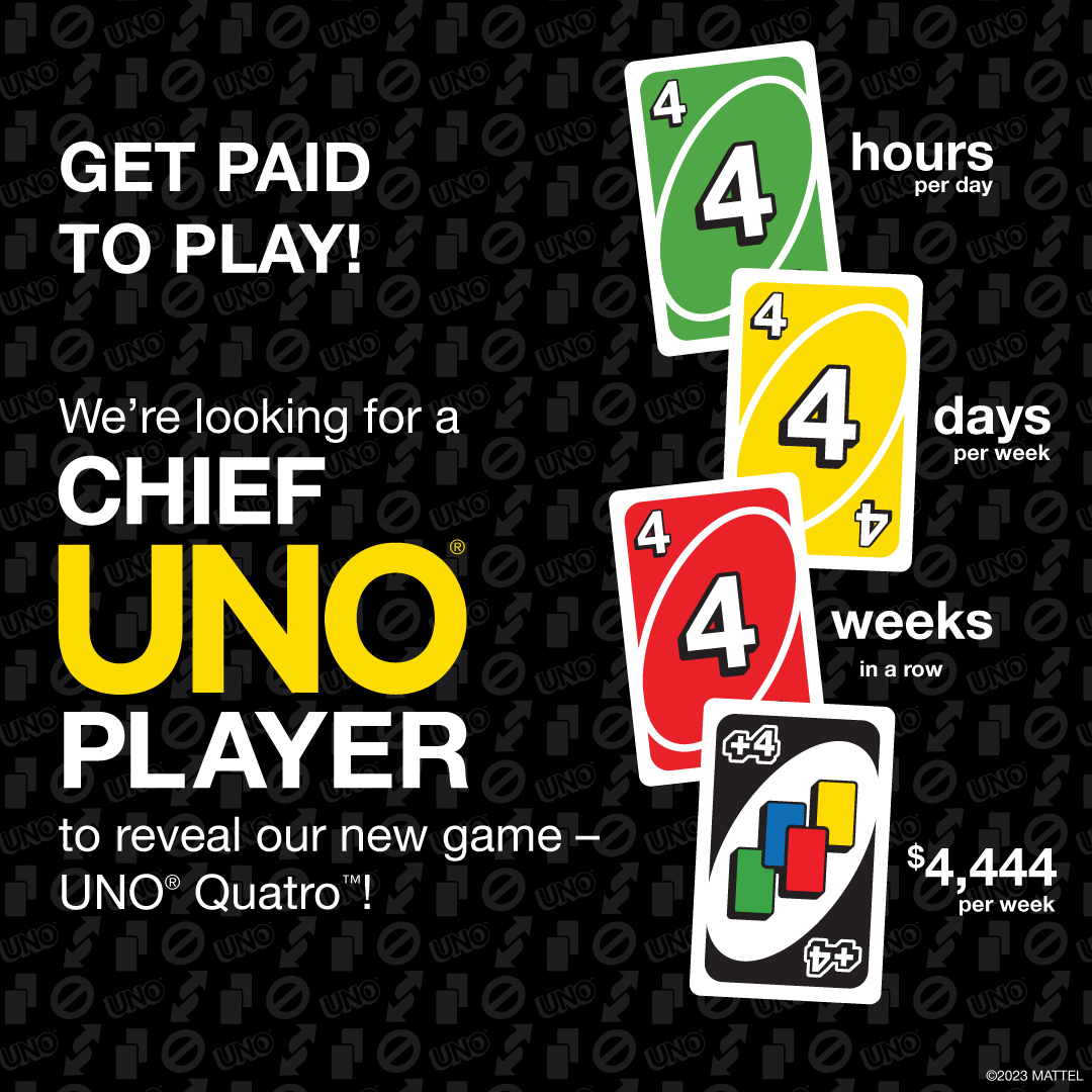 Get paid to play 'UNO