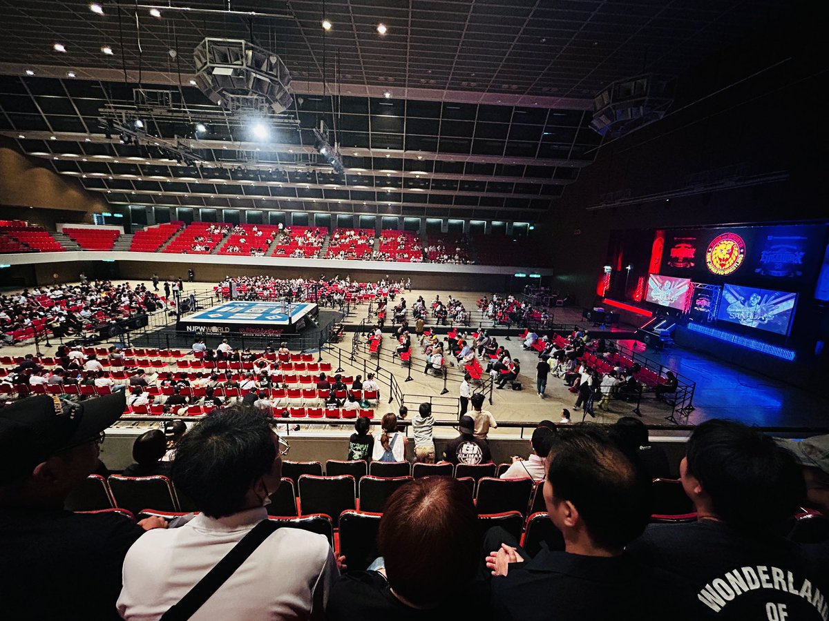 2525nisso's tweet photo. 新日なう
#新日本プロレス
#G1CLIMAX33 https://t.co/gm8ITImMGD