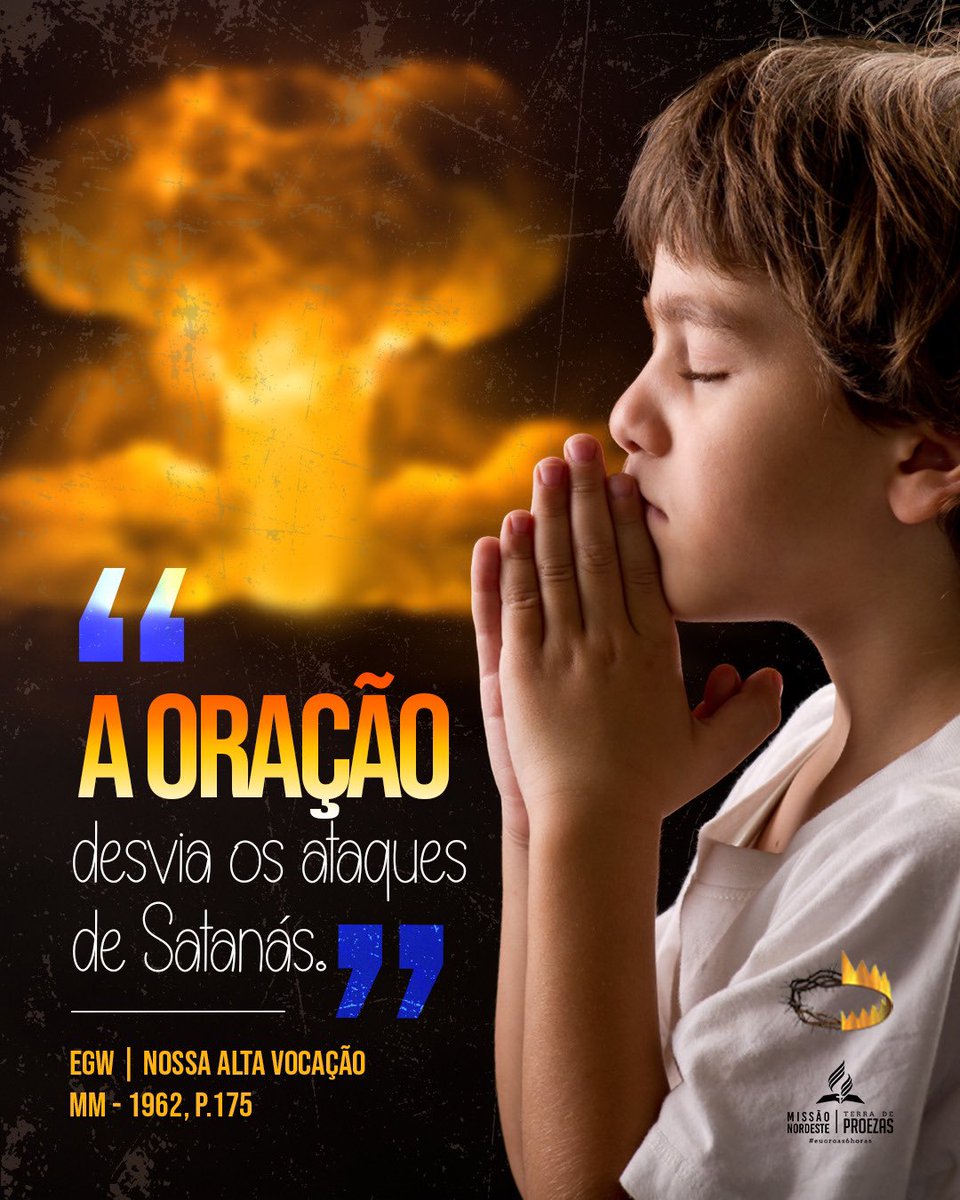 “Orai Sem Cessar.” (1 Ts.5:17).

Só há uma coisa que você faz sem parar e sem cessar: RESPIRAR! 

A ideia do apóstolo Paulo é: Você está RESPIRANDO? Então, #ORE🛐 

#euoroas6horas