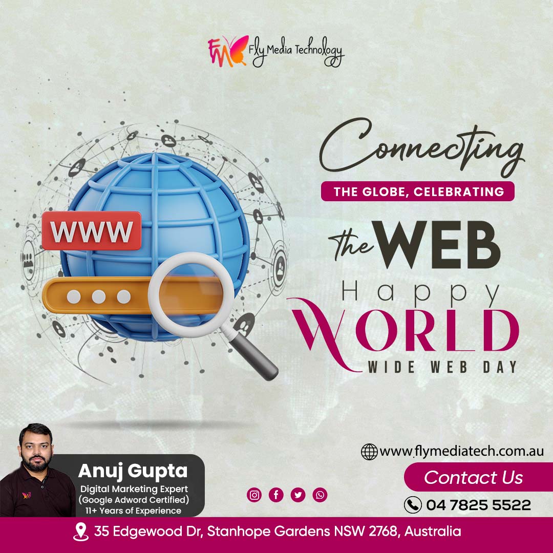 There are many ways to celebrate World Wide Web Day. You could learn more about the history of the web, browse your favorite websites, or create your own website. #worldwidewebday #www #google #url #website #website #digitalmarketingagency #australia #flymediatechnologyaustralia