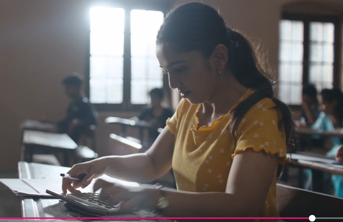 For me, the most relatable scene in #HalfCA was her carrying a Calculator for the Law exam. 😅