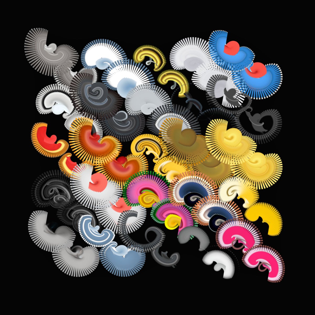 ballsdeepinalts's tweet photo. ORNAMENT -  enchanted by an enchanting spectrum of colors that breathe life.

#OrdinalsBTC  #BTC  #Ordinals #NFTs #NFT #OrdinalsNFT #OrdinalsNFTs #BitcoinNFTs #generativeart #creativecoding #genart https://t.co/ho8HSdUbiR